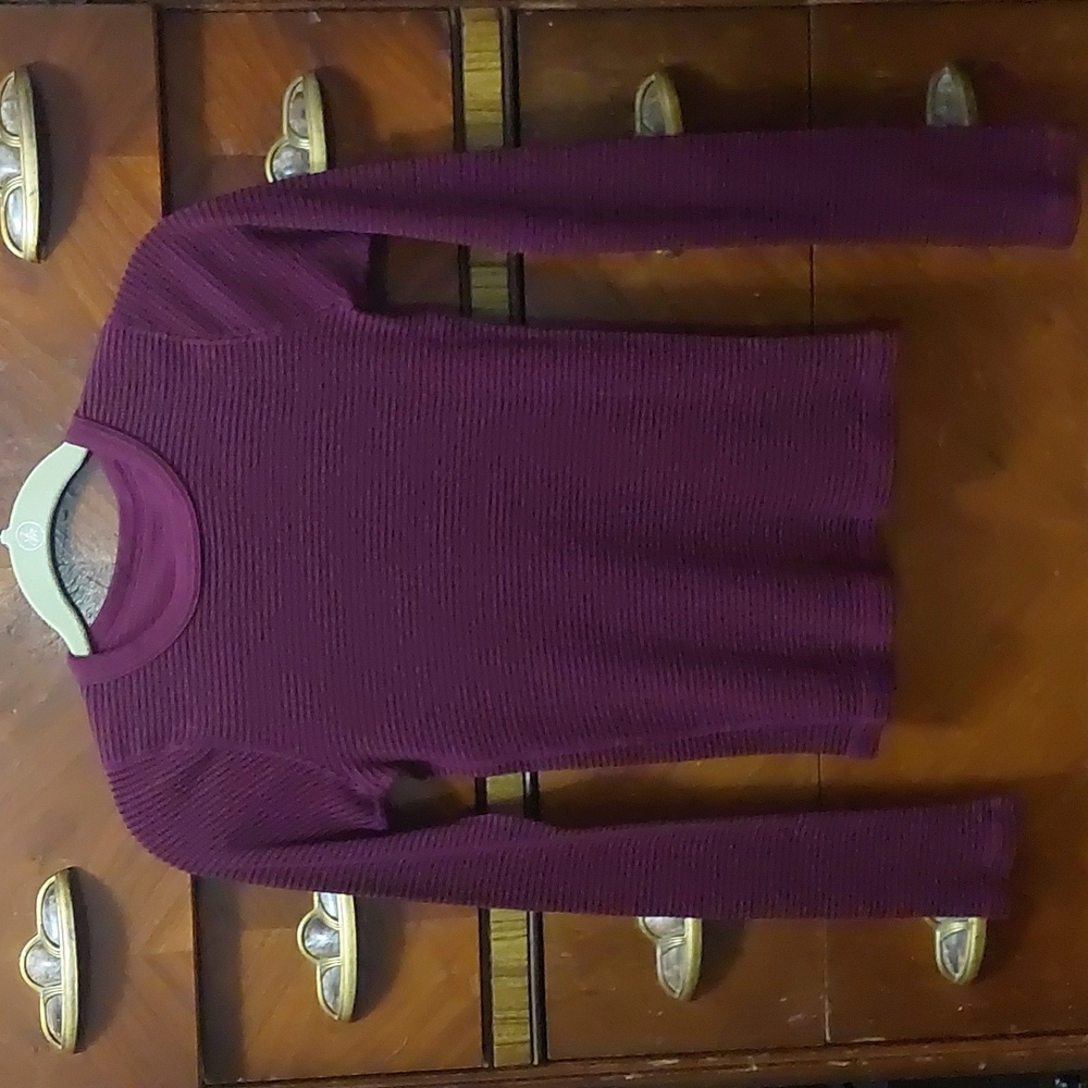 SPLENDID waffle-weave shirt